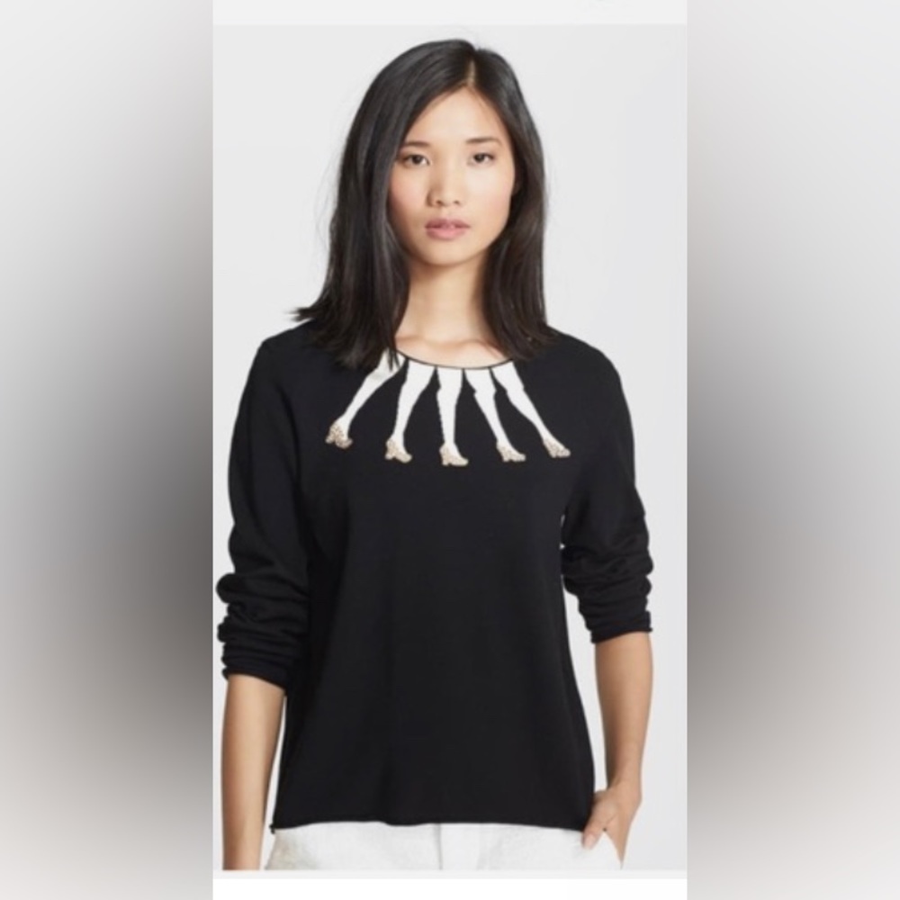 Alice and Olivia shoe sweater